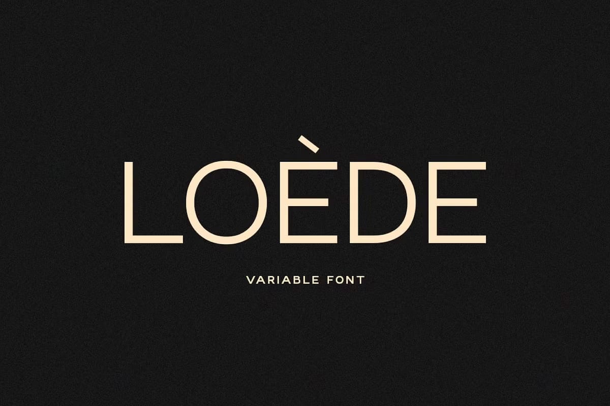 Loede - Clean Sans Family + Variable - Leasted - Graphics Template ...