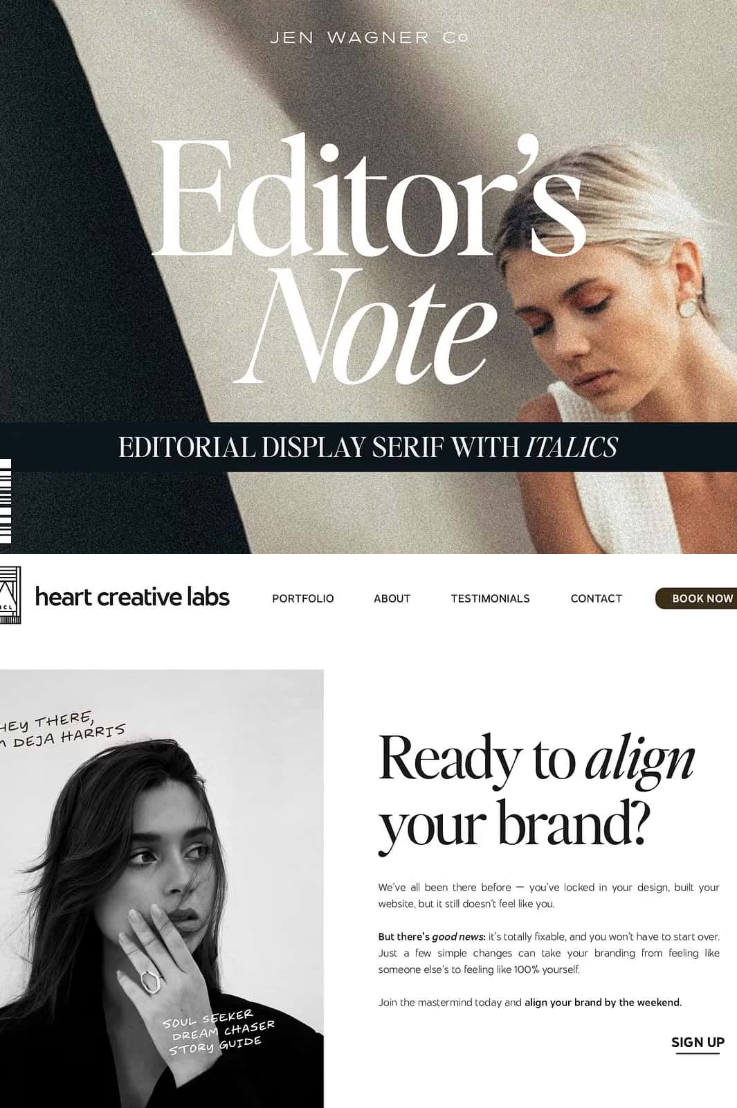 Editor's Note: Clean Editorial Serif - Leasted - Graphics Template ...