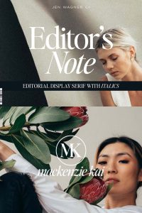 Editor's Note: Clean Editorial Serif - Leasted - Graphics Template ...