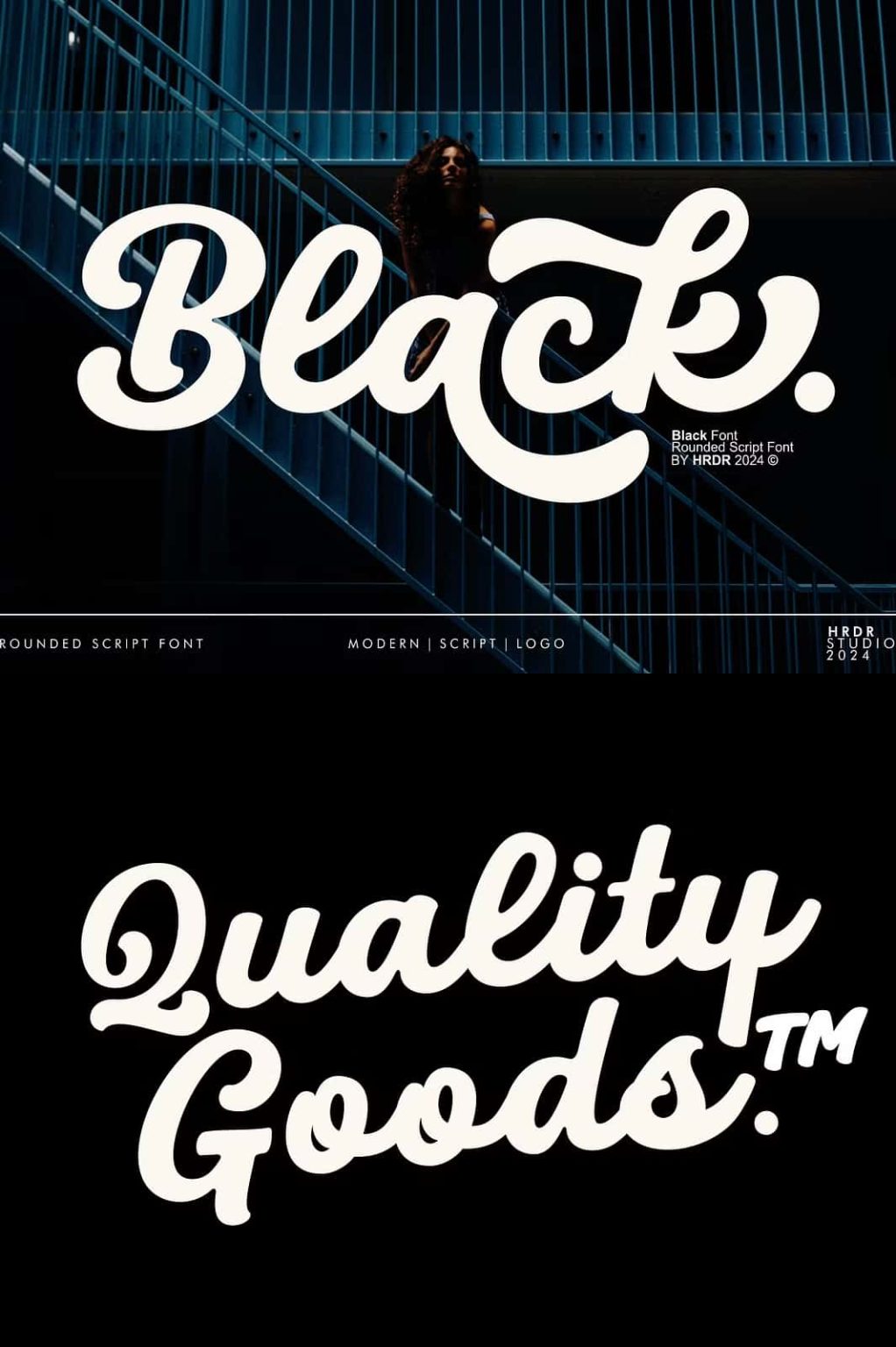 Black - Rounded Script Font - Leasted - Graphics Template Resources