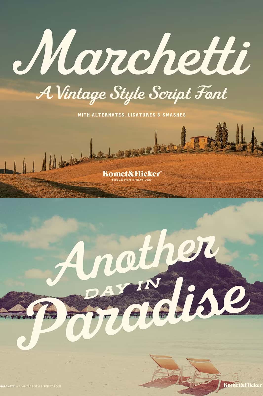 Marchetti - A Vintage Style Script - Leasted - Graphics Template Resources