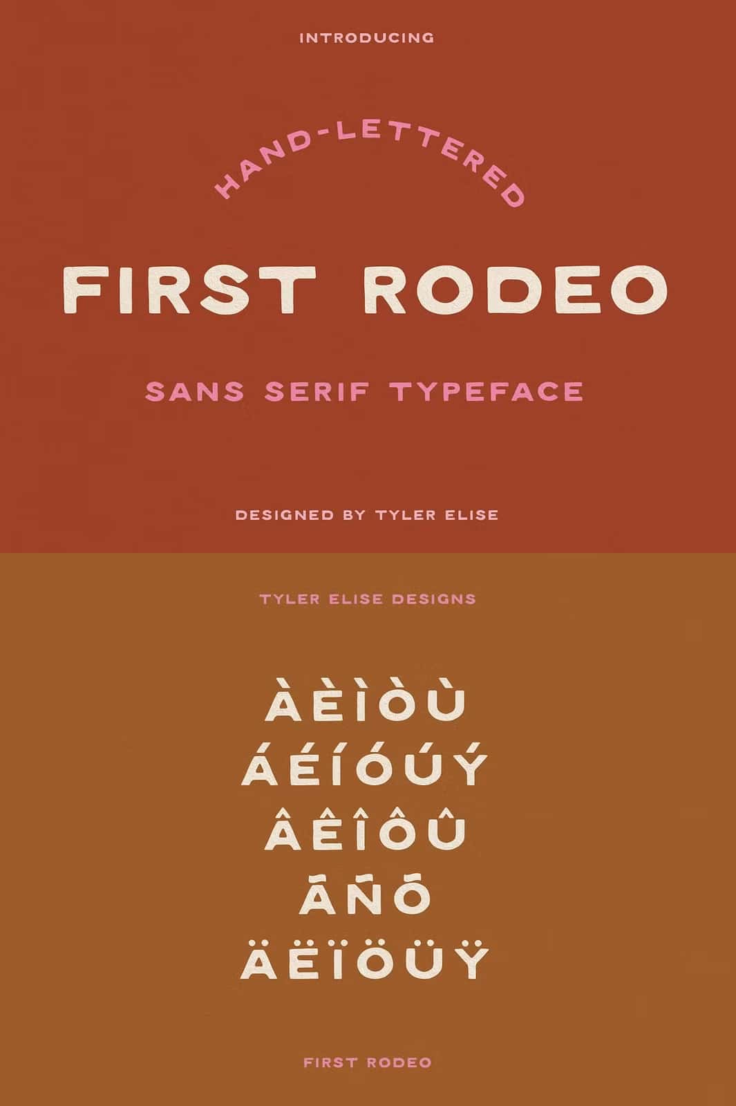 FIRST RODEO by Tyler Elise - Leasted - Graphics Template Resources