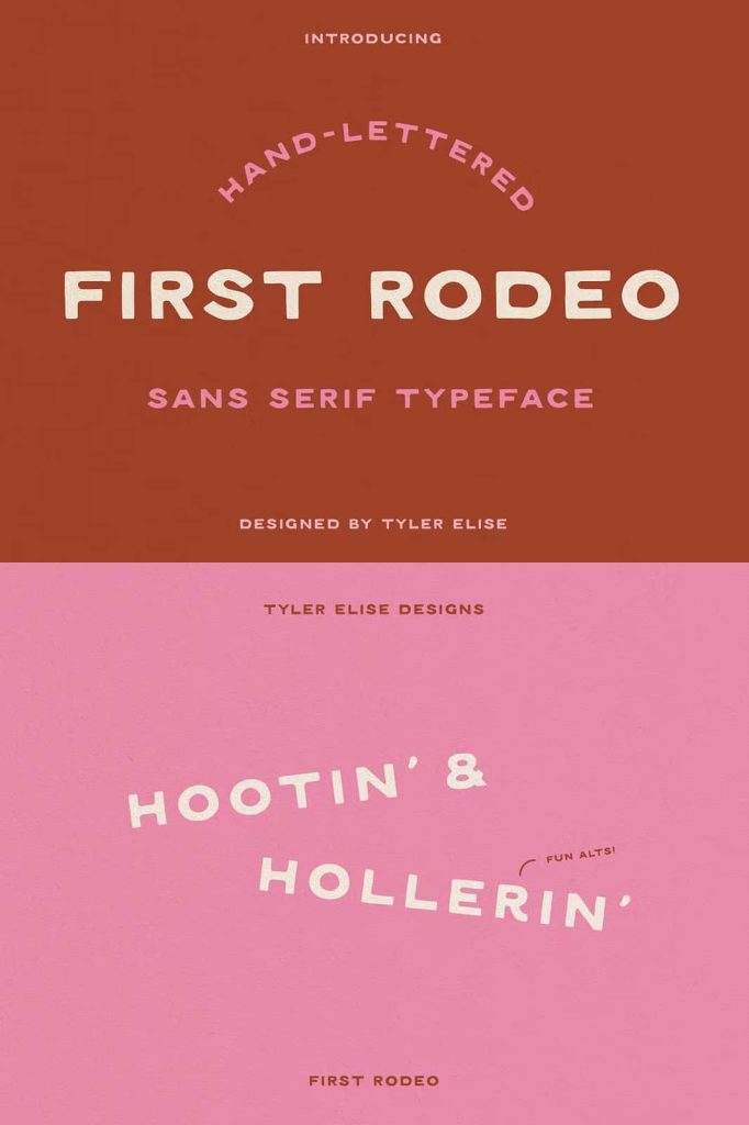 FIRST RODEO by Tyler Elise - Leasted - Graphics Template Resources