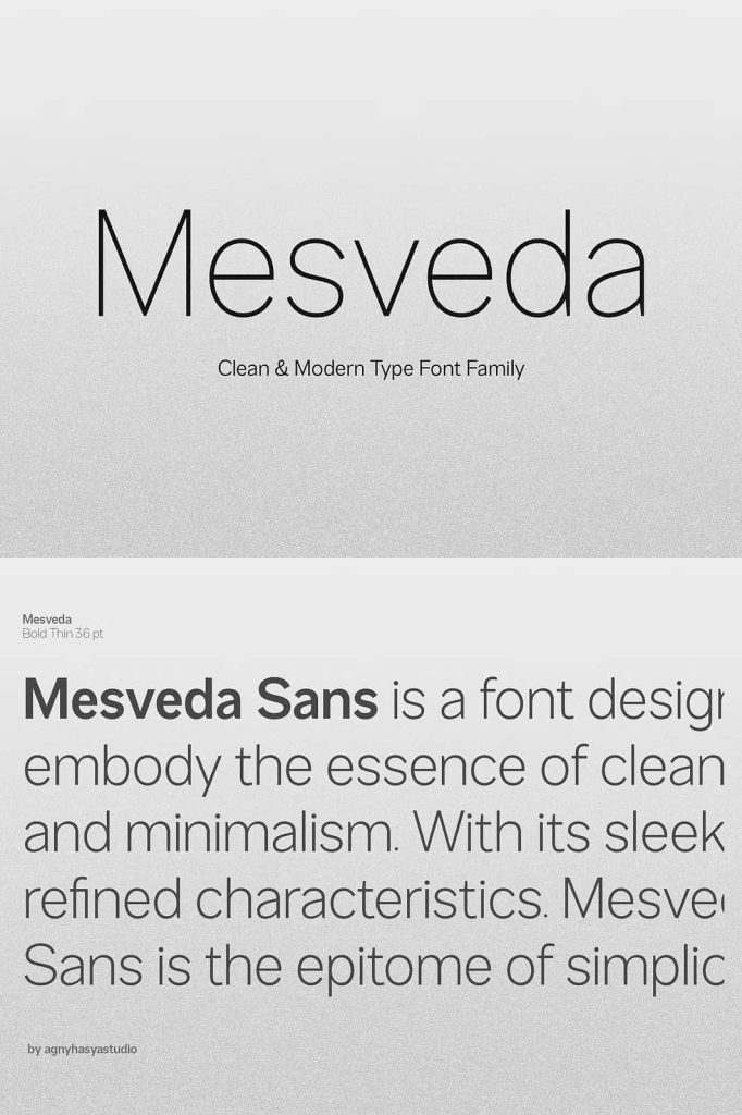 Mesveda - Clean Modern Typeface Font - Leasted - Graphics Template ...