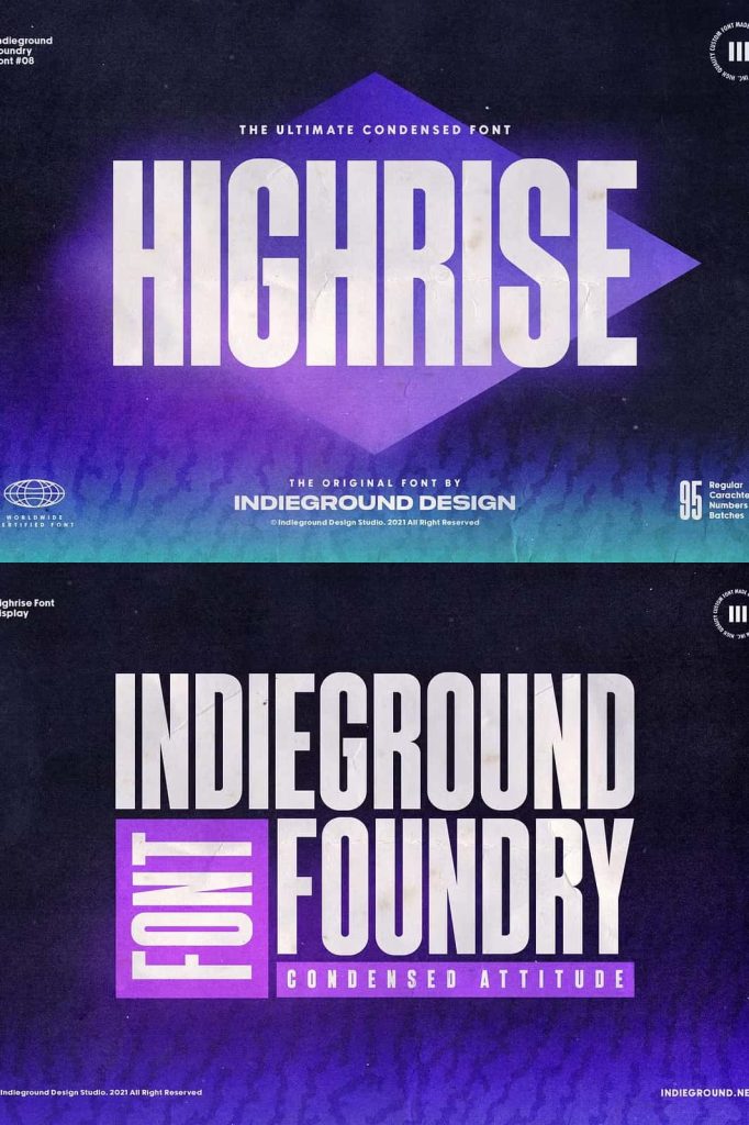 Highrise Font - Leasted - Graphics Template Resources
