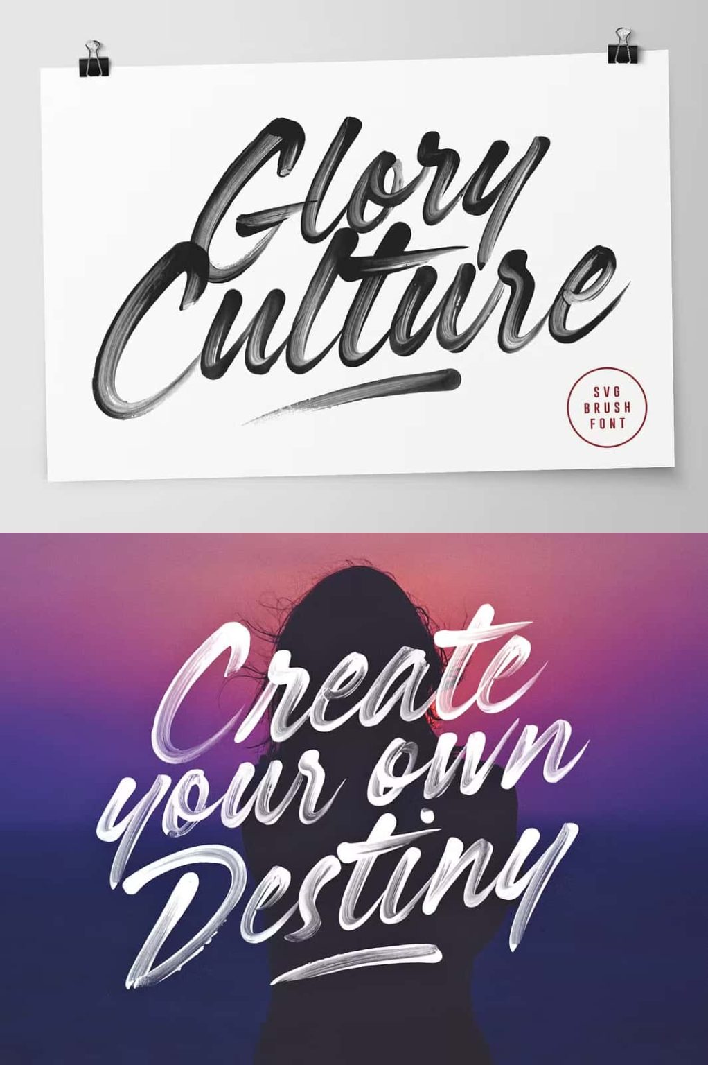 Glory Culture SVG Font + Extras - Leasted - Graphics Template Resources