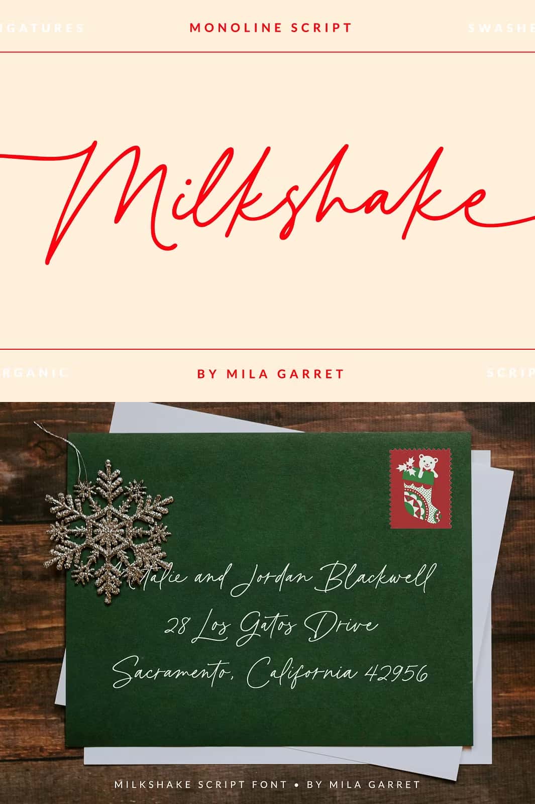 Milkshake Modern Handwritten Script - Leasted - Graphics Template Resources