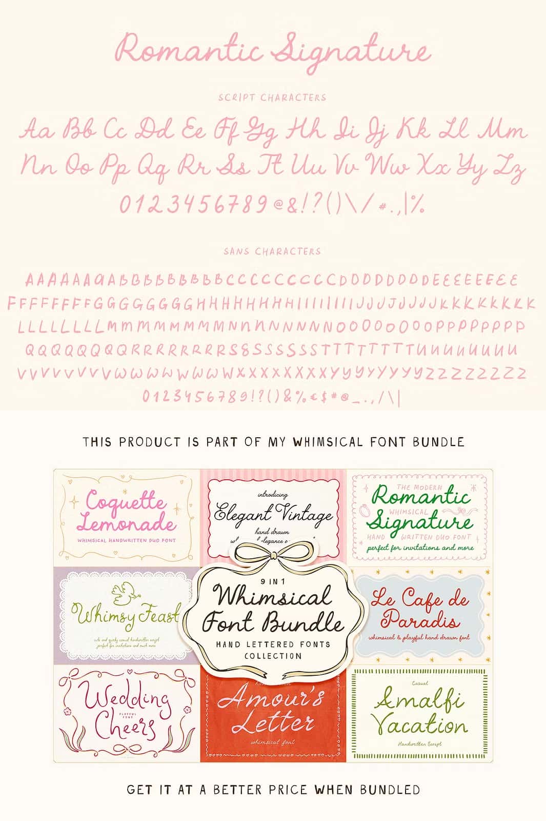 Handwritten Romantic Script Font Duo - Leasted - Graphics Template ...